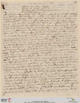 Brief von Clemens Brentano an Achim von Arnim
