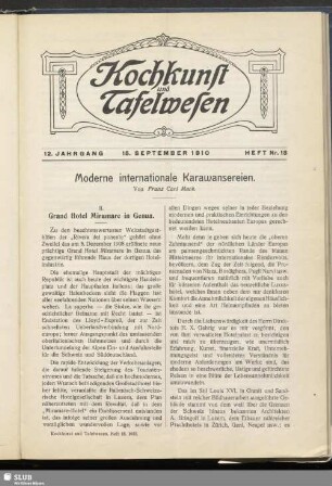 Heft Nr. 18, 15. September 1910