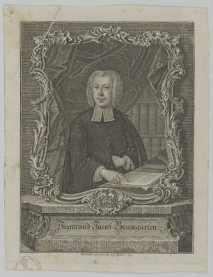 Bildnis des Siegmund Jacob Baumgarten