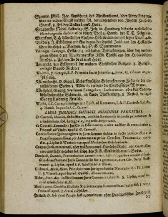 Libri Juridici Futuris Nundinis Prodituri.