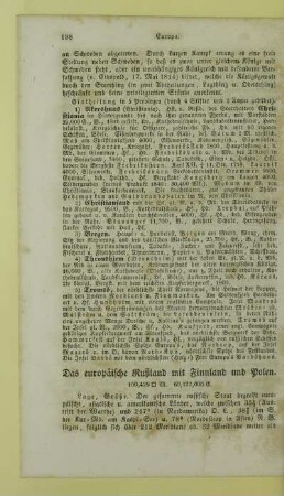 Das europäische Rußland mit Finnland und Polen