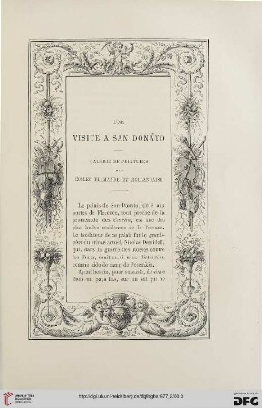 2. Pér. 16.1877: Une visite à San-Donato : Galerie de peintures des écoles flamande et hollandaise, [1]