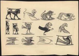Zeichnung 13. Tiere