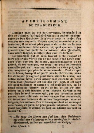 Don Quichotte de la Manche, 1