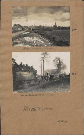 An der Kirche St. Olle bei Cambrai
