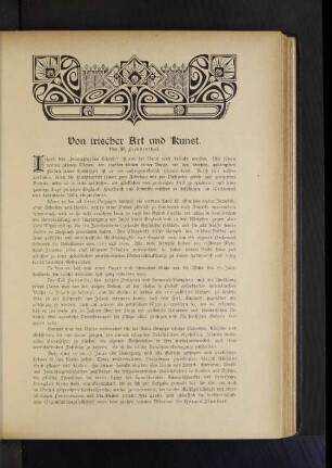 Von irischer Art und Kunst