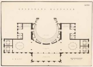 Oper, Hannover: Grundriss 2. Rang 1:100