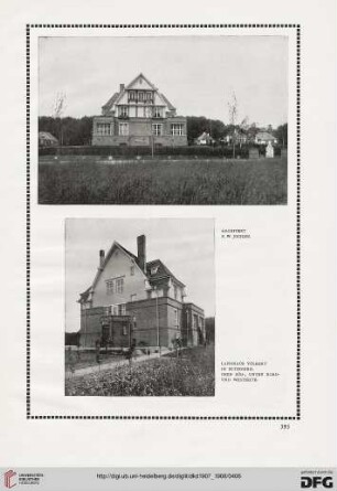Ein Landhaus von Architekt F. Wilh. Jochem - Kiel