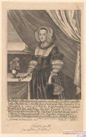 Catharina Dorothea Buchner, die Letzte ihres Geschlechts; geb. 3. März 1636