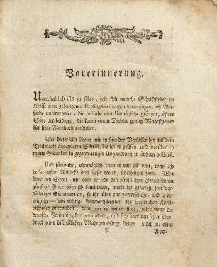 Meine Gedanken über die "gründliche Entwicklung der Dispens- und Nuntiatur-Streitigkeiten zur Rechtfertigung des Verfahrens der vier deutschen Erzbischöfe wider die Anmassungen des römischen Hofes samt einer Prüfung des fürstbischöflichen speierischen Antwortschreibens an Se. kurfürstliche Gnaden zu Mainz in Betreff der Emser Punkte."