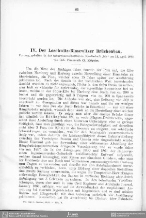 Der Loschwitz-Blasewitzer Brückenbau