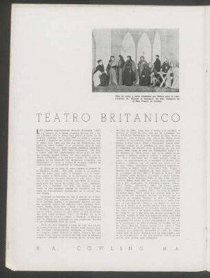Teatro británico