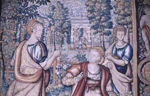 Schloß Reinbek: Festsaal: Wandteppich
