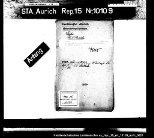 Die unbefugte Praxis des vormaligen Assistenz-Wundarztes Dr. Redlich in Aurich