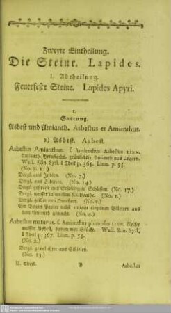 I. Abtheilung. Feuerfeste Steine
