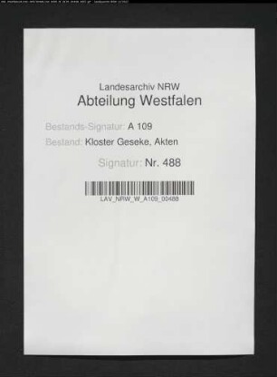 Verzeichnis der dem Präsenzienamt zu liefernden Kornpächte.