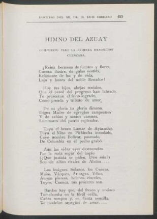 Himno del Azuay