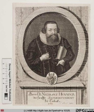 Bildnis Nicolaus Hunnius