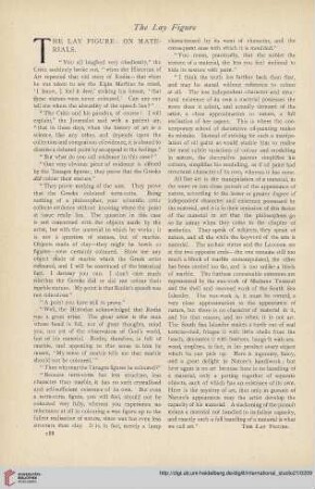 The lay figure: on materials