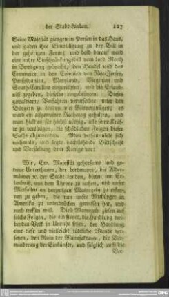 [Addresse und Bittschrift, der Stadt London]