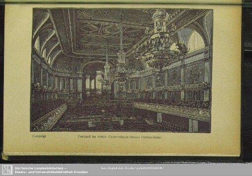 Festsaal im neuen Concerthaus (neues Gewandhaus)