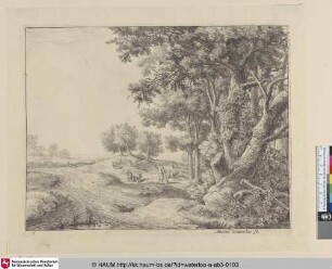 [Ein Bauer mit einer Schaufel; A peasant with a shovel]