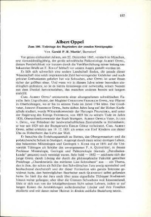 Albert Oppel