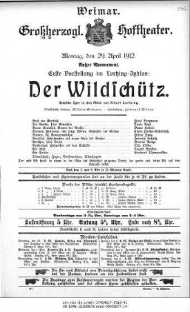 Der Wildschütz
