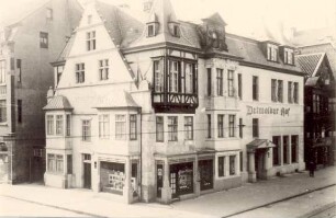 Hotel Detmolder Hof. Detmold. Lange Straße. Sammlung Starke