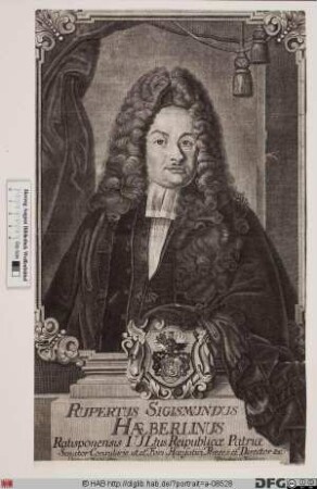 Bildnis Ruprecht Sigismund Häberle (Haeberlinus)