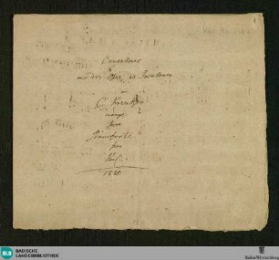 Die Insulanerin. Excerpts. Arr - Don Mus.Ms. 2484 : pf; KWV 1109