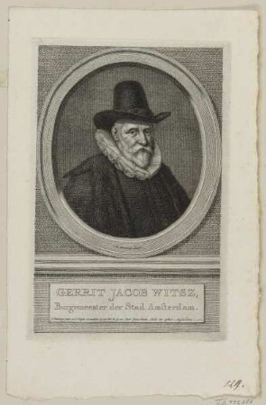 Bildnis des Gerrit Jacob Witsz