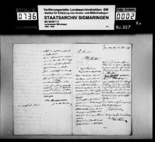 Mit Heimatrecht der Gemeinde Apfelstetten zugeteilte Heimatlose (Georg Wagner, Gottlieb Hartlieb)