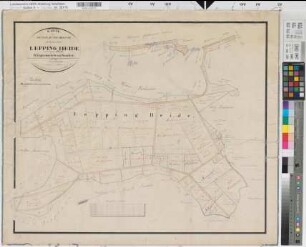 Senden (Senden), Teilung der Leppingheide, Brouillonkarte