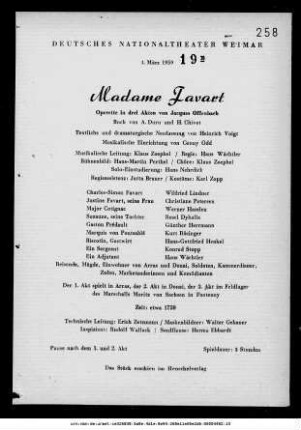 Madame Favart