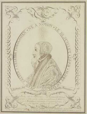 Bildnis Jean Calvin