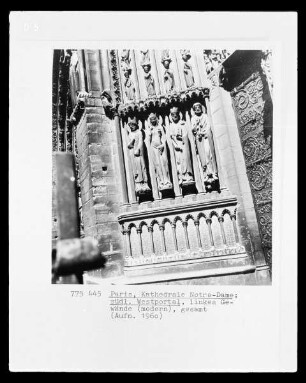 Südwestportal (Porte Sainte-Anne) — Vier Gewändefiguren