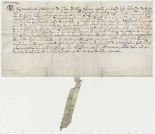 Bürgermeister und Ratsmannen verschreiben Dr. Friderich von Weye für 1000 Taler eine Rente von 50 Talern.