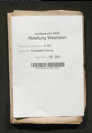 Militär Einquartierungen, Kontribution u.a. Satisfaktionsgelder; Kopfschatz von Wehrden