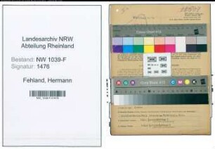 Entnazifizierung Hermann Fehland , geb. 27.10.1884 (Arzt)