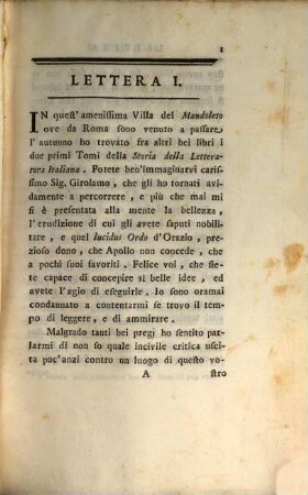 Lettere sopra A. Cornelio Celso al celebre abate Girolamo Tiraboschi