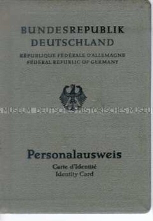 Personalausweis der Bundesrepublik Deutschland