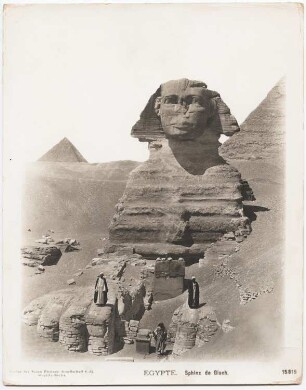 Große Sphinx von Gizeh, Gizeh: Vorderansicht