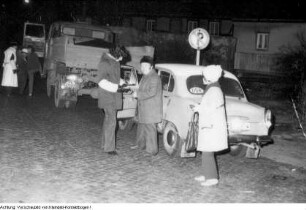 Dresden, Volkspolizei: Verkehrserziehung, Verkehrsunfälle, etc., um 1970