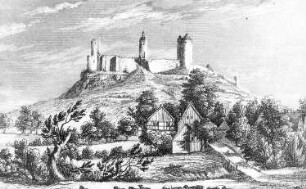 Stolpen. Festung Stolpen, aus: Schiffner 1840