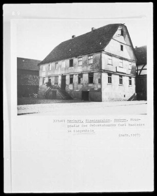 Geburtshaus von Carl Bantzer