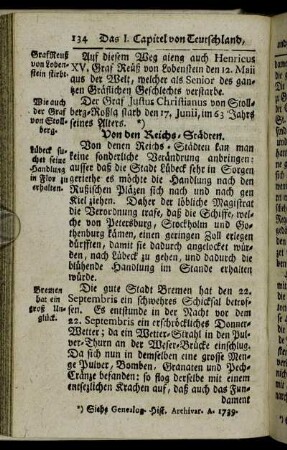 Von den Reichs-Städten.