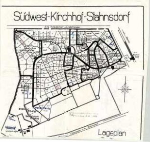 Lageplan Südwestkirchhof