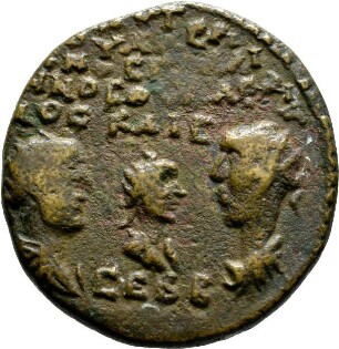 Münze, 253-260 n. Chr.