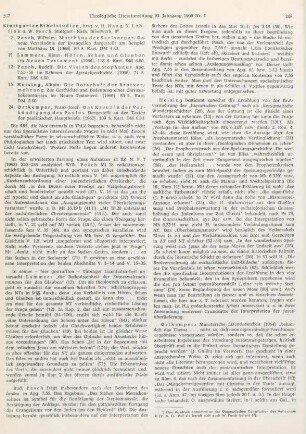 267-269 [Rezension] Pesch, Wilhelm, Matthäus der Seelsorger